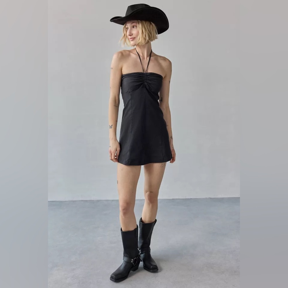 NWOT UO Kimchi Blue Cate Halter Mini Dress